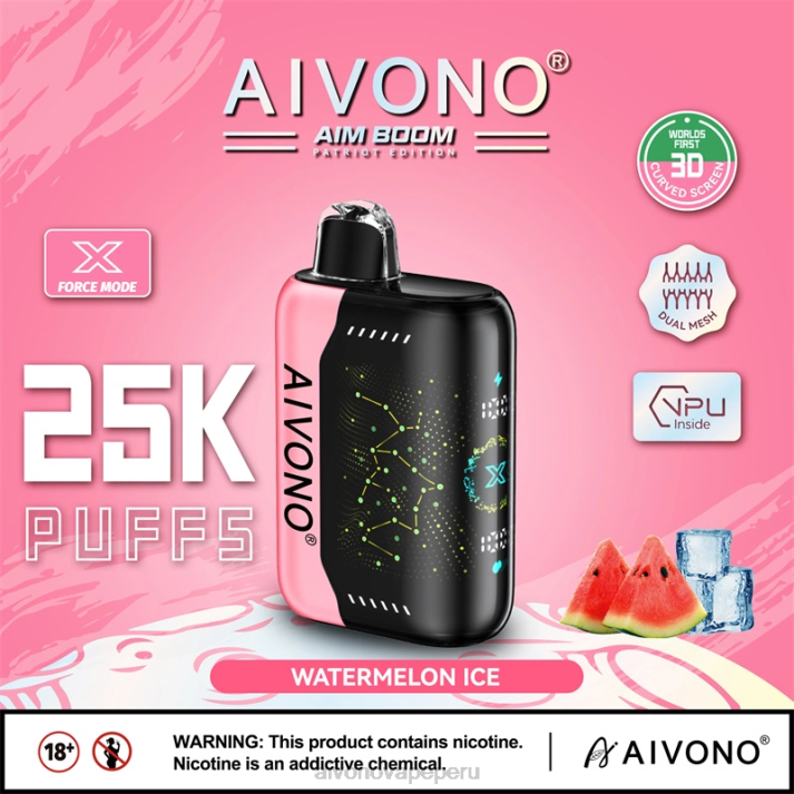 Aivono AIM BOOM 25000 hielo de sandia - 4286353 Aivono Peru