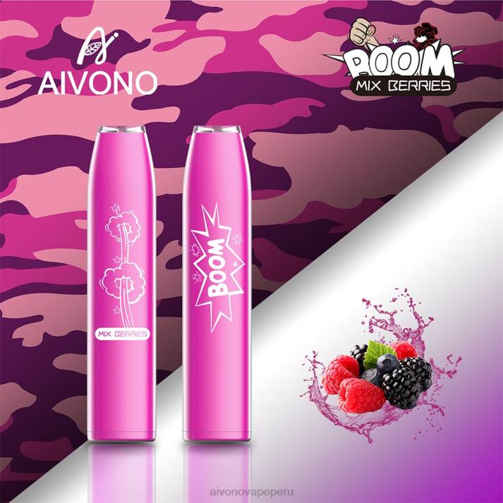Aivono AIM BOOM 600 bayas mixtas - 4286361 Aivono Vape Peru