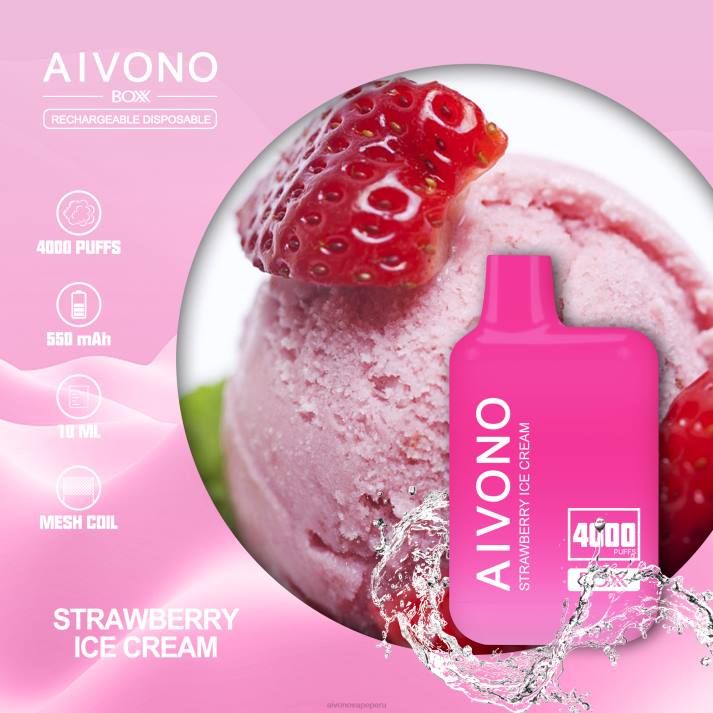 Aivono AIM BOXX 4000 helado de fresa - 4286221 Aivono Peru