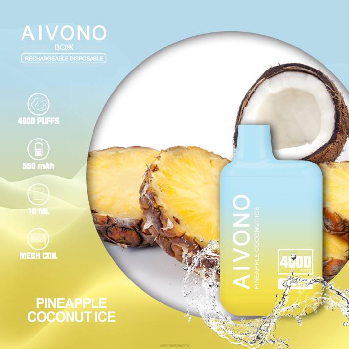 Aivono AIM BOXX 4000 hielo de piña y coco - 4286222 Aivono Vape