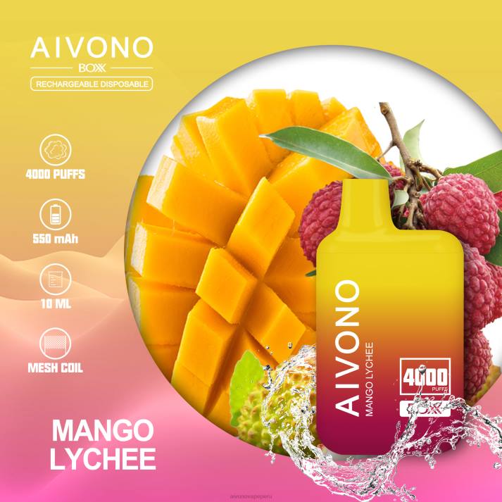 Aivono AIM BOXX 4000 lichi de mango - 4286216 Aivono Vape