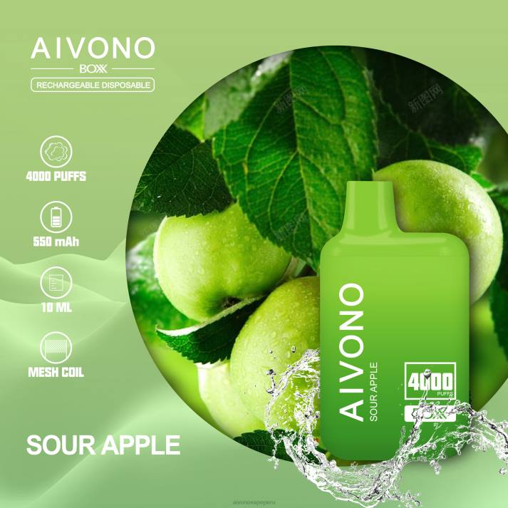 Aivono AIM BOXX 4000 manzana agria - 4286220 Aivono Vape Peru
