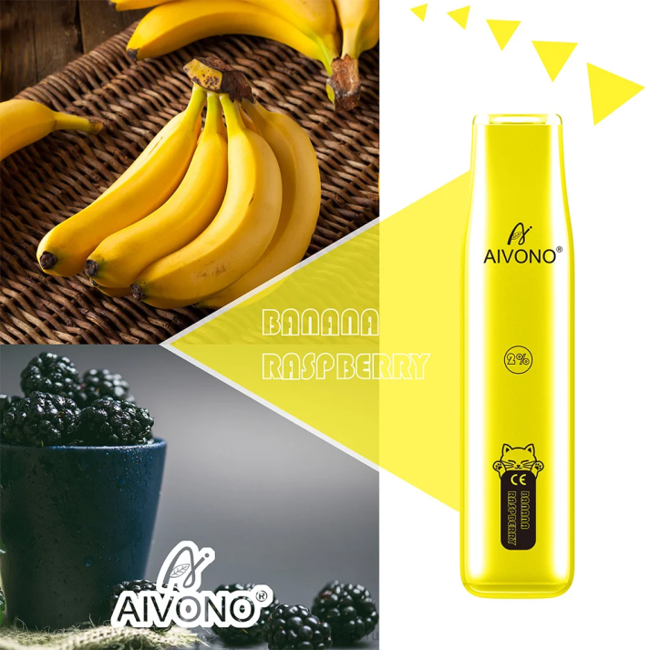 Aivono AIM CAT 400 frambuesa plátano - 4286334 Aivono Vape Peru