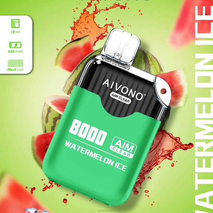 Aivono AIM CLEAR 8000 hielo de sandia - 4286204 Aivono Vape
