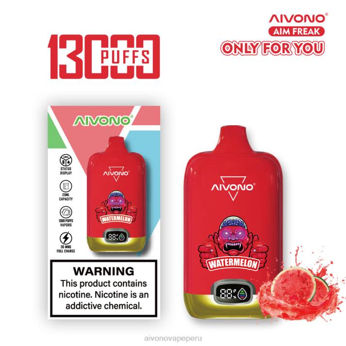 Aivono AIM FREAK 13000 sandía - 4286244 Aivono Vape Peru