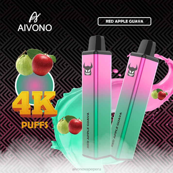 Aivono AIM FREAK 4000 guayaba manzana roja - 4286257 Aivono Peru