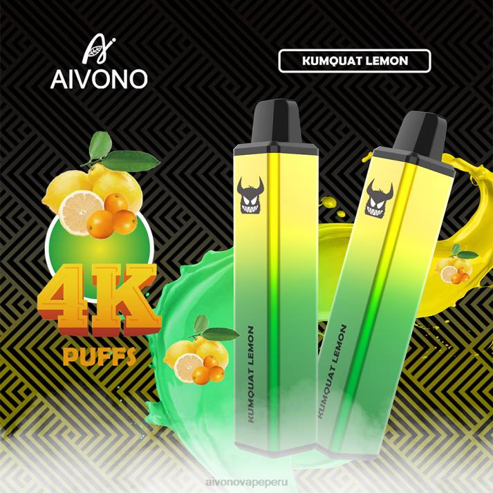 Aivono AIM FREAK 4000 limón naranja - 4286256 Aivono Vape Peru