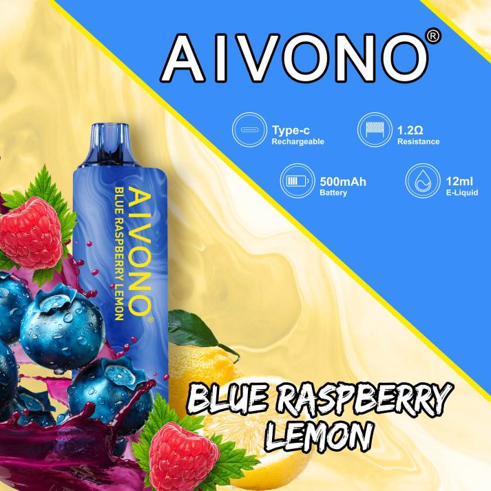 Aivono AIM GUN 7000 arándano frambuesa limón - 4286109 Aivono Vape Peru