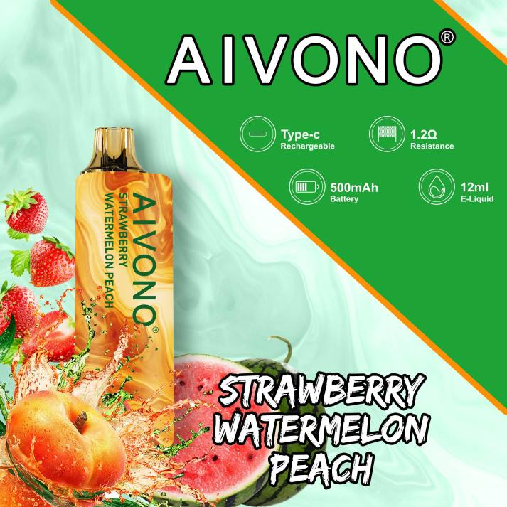Aivono AIM GUN 7000 fresa sandia durazno - 4286108 Aivono Vape