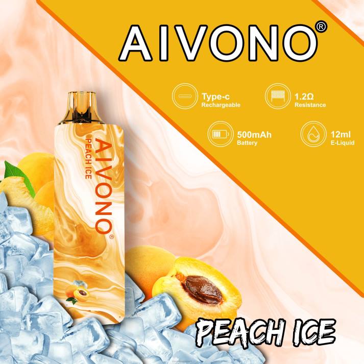 Aivono AIM GUN 7000 hielo de durazno - 4286103 Aivono Vape Peru