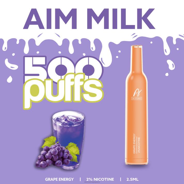 Aivono AIM MILK 500 energía de la uva - 4286265 Aivono Vape Peru