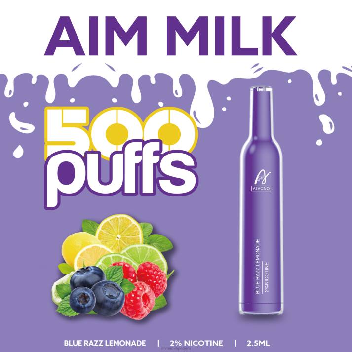 Aivono AIM MILK 500 limonada azul razz - 4286264 Aivono Vape
