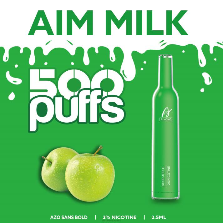 Aivono AIM MILK 500 manzana agria - 4286267 Aivono Vape
