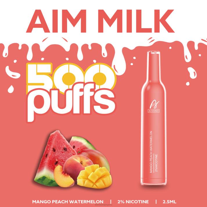 Aivono AIM MILK 500 sandia mango durazno - 4286268 Aivono Vape Peru