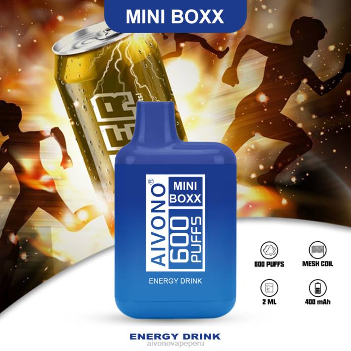 Aivono AIM MINI BOXX 600 bebida energética - 4286237 Aivono Vape