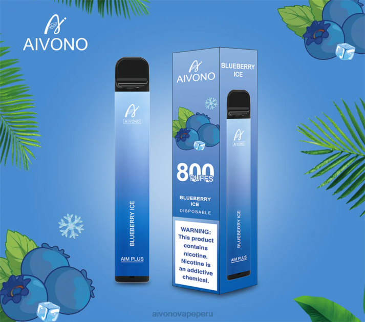 Aivono AIM PLUS 800 hielo de arándanos - 4286175 Aivono Vape Peru