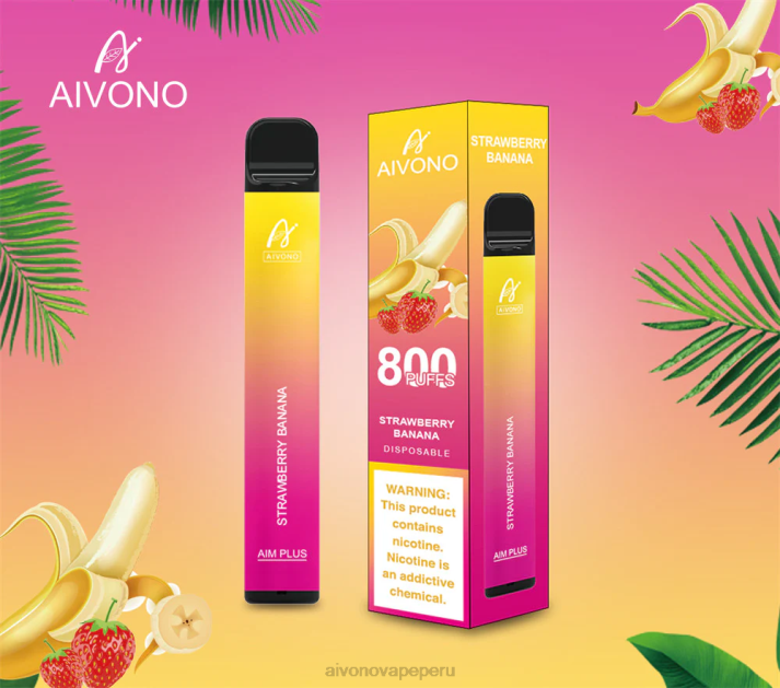 Aivono AIM PLUS 800 plátano fresa - 4286192 Aivono Vape