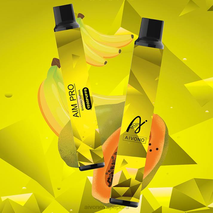Aivono AIM PRO 1500 plátano papaya - 4286169 Aivono Vape Peru