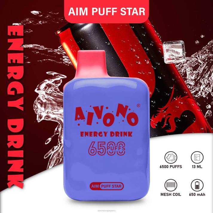 Aivono AIM PUFF STAR 6500 bebida energética - 4286293 Aivono Peru