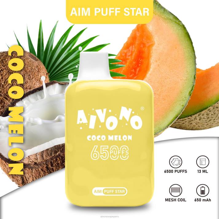 Aivono AIM PUFF STAR 6500 cocomelón - 4286297 Aivono Vape