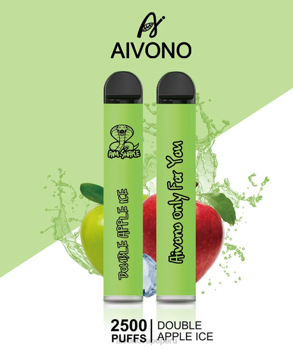 Aivono AIM SNAKE 2500 doble hielo de manzana - 4286304 Aivono Vape Peru