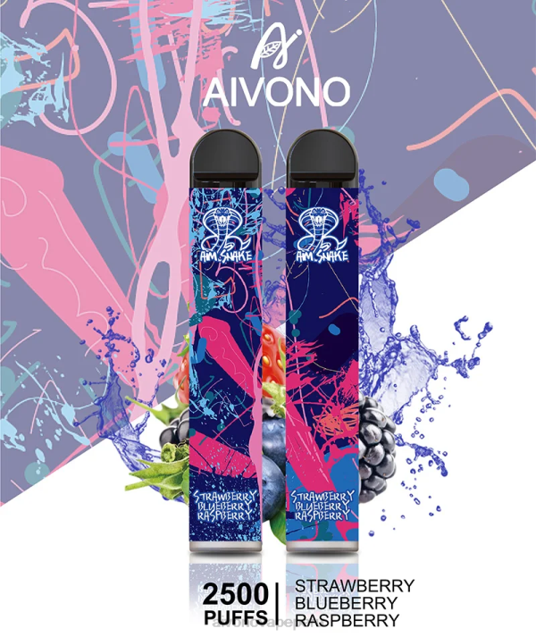 Aivono AIM SNAKE 2500 fresa arándano frambuesa - 4286318 Aivono Vape