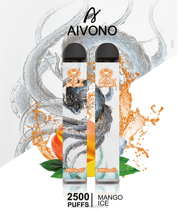 Aivono AIM SNAKE 2500 hielo de mango - 4286313 Aivono Vape Peru