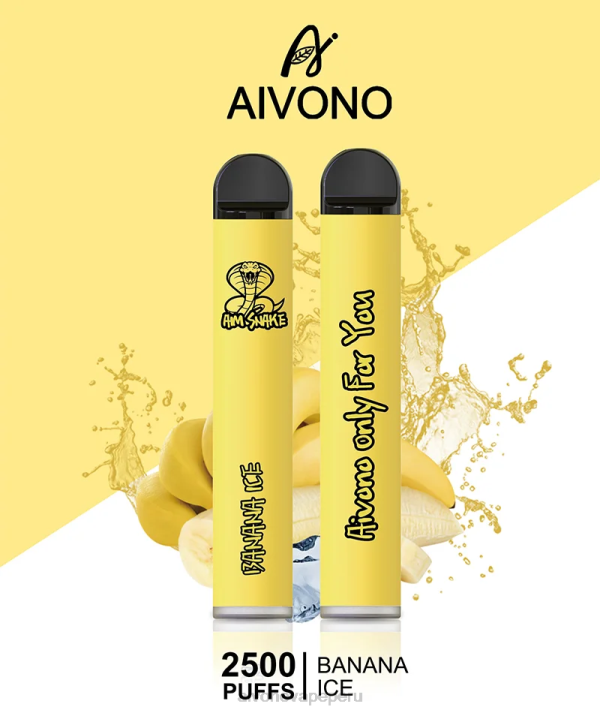 Aivono AIM SNAKE 2500 hielo de plátano - 4286298 Aivono Vape Peru