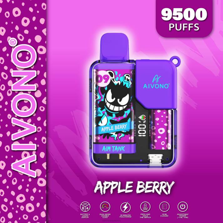 Aivono AIM TANK 9500 baya de manzana - 428643 Aivono Vape Peru