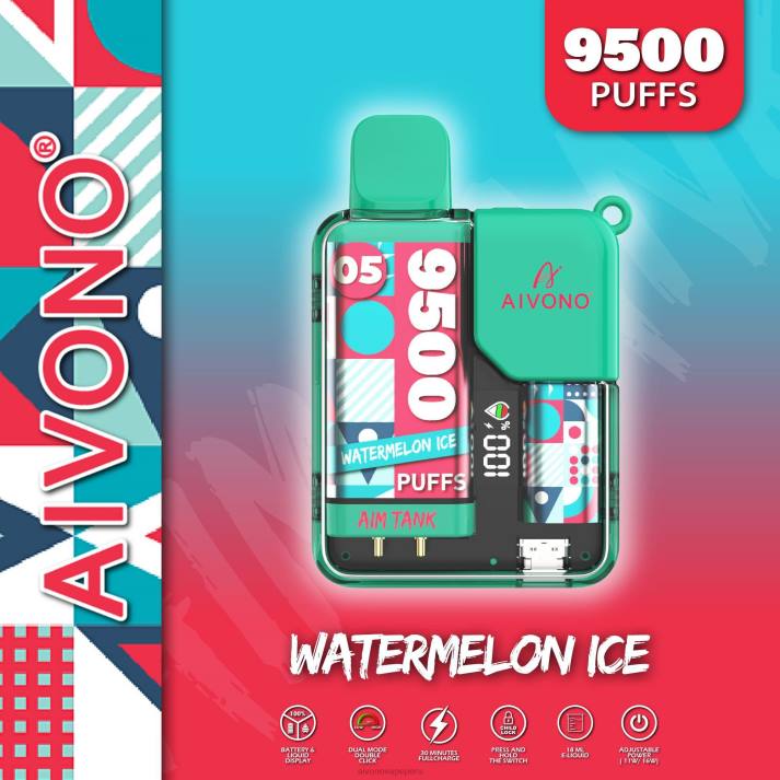 Aivono AIM TANK 9500 hielo de sandia - 428637 Aivono Vape Peru