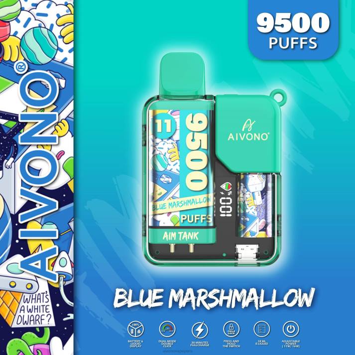 Aivono AIM TANK 9500 malvavisco azul - 428642 Aivono Vape