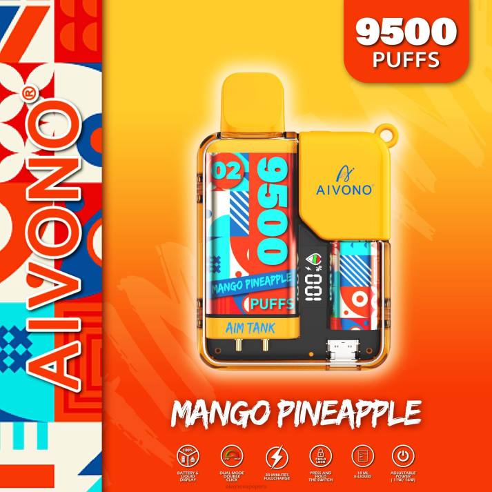 Aivono AIM TANK 9500 mango piña - 428634 Aivono Vape Peru