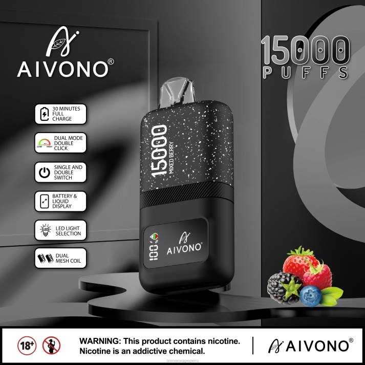 Aivono AIM magic 15000 bayas mixtas - 428667 Aivono Vape Peru