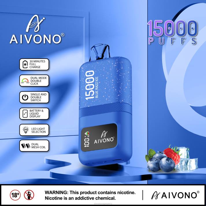 Aivono AIM magic 15000 hielo azul - 428664 Aivono Vape Peru