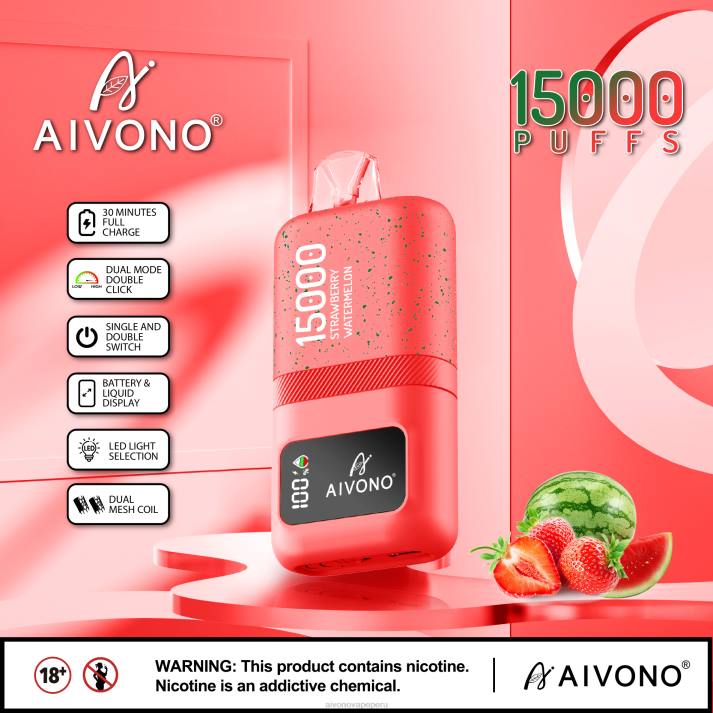 Aivono AIM magic 15000 sandia fresa - 428658 Aivono Vape Peru