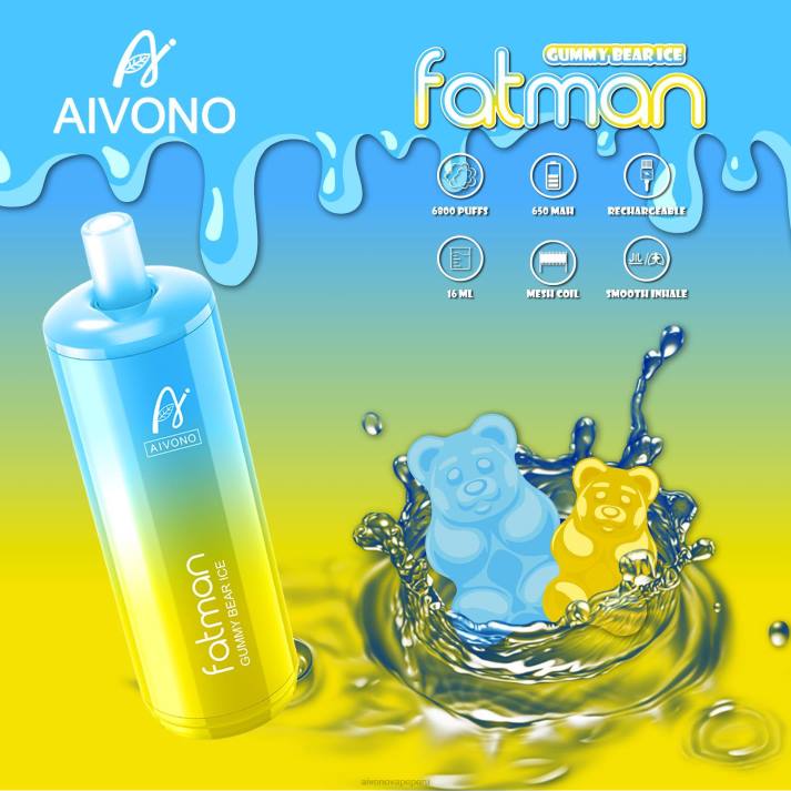 Aivono FATMAN 6800 hielo de osito de goma - 428632 Aivono Peru