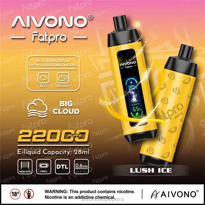 Aivono Fatpro 22000 hielo exuberante - 42863 Aivono Vape
