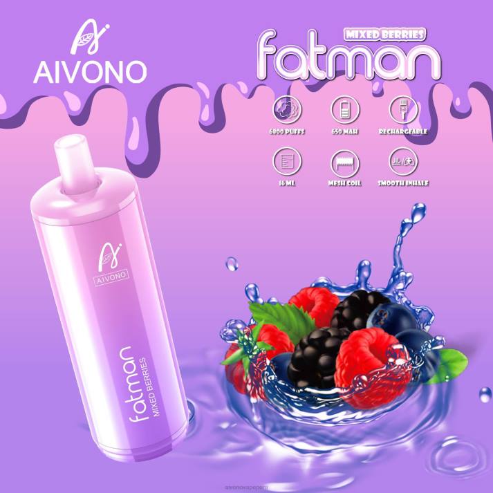 Aivono FATMAN 6800 bayas mixtas - 428627 Aivono Vape