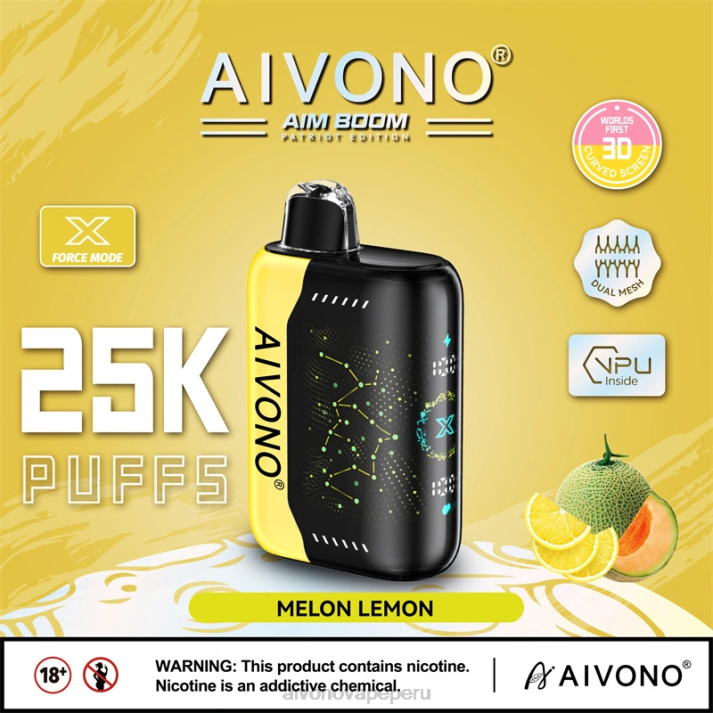 Aivono AIM BOOM 25000 melon limon - 4286348 Aivono Vape