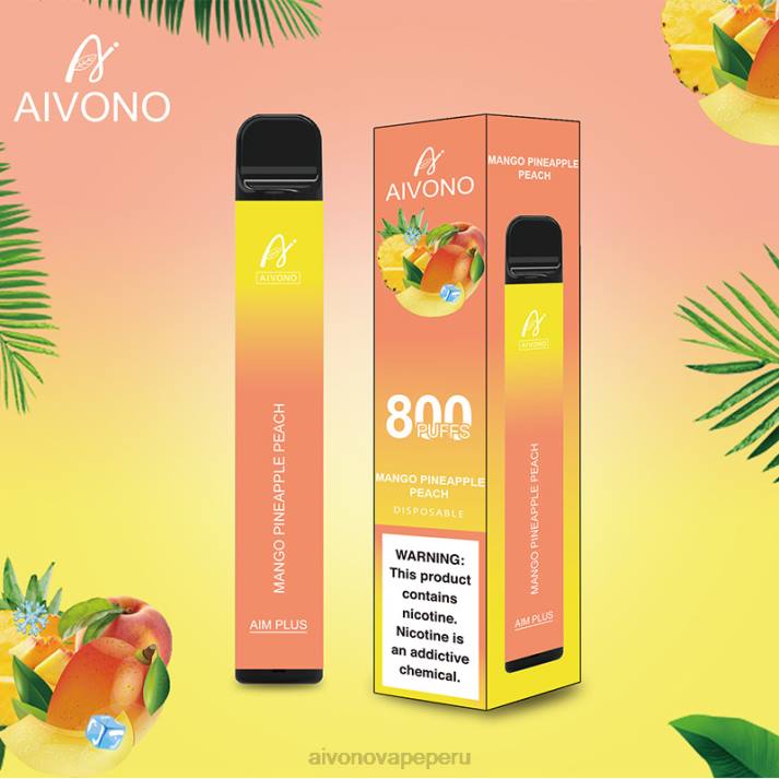 Aivono AIM PLUS 800 mango piña durazno - 4286186 Aivono Vape