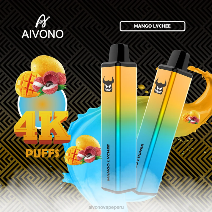 Aivono AIM FREAK 4000 lichi de mango - 4286262 Aivono Vape Peru