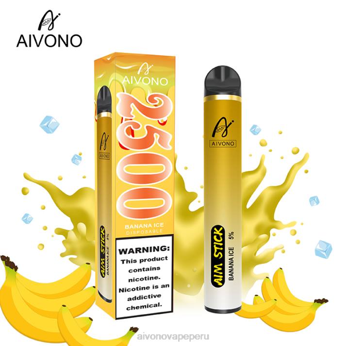 Aivono AIM STICK 2500 hielo de plátano - 4286151 Aivono Vape Peru